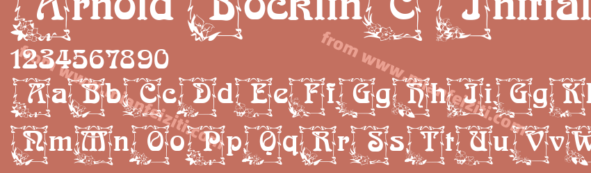 Arnold BocklinC Initials预览图1