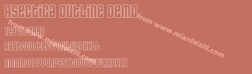 Asectica Outline Demo预览图1