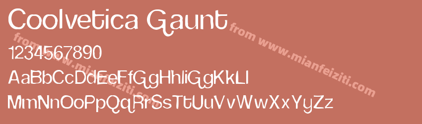 Coolvetica Gaunt预览图1