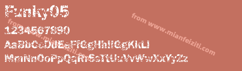 Funky05 Bold预览图1