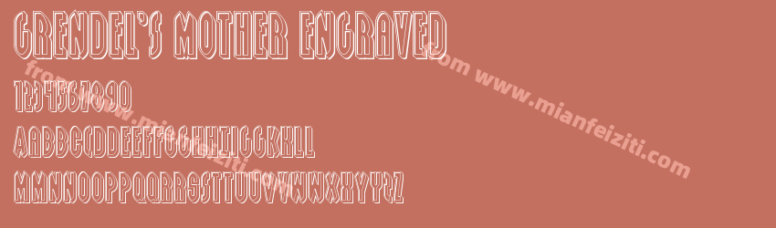 Grendel's Mother Engraved预览图1