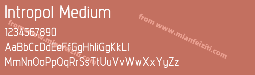 Intropol Medium预览图1