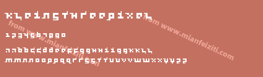 Kleins Three Pixel预览图1