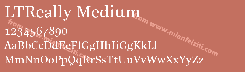 Linotype Really Medium预览图1