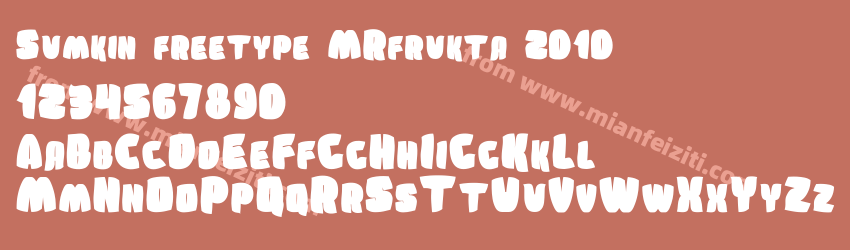 Sumkin freetype M Rfrukta 2010预览图1