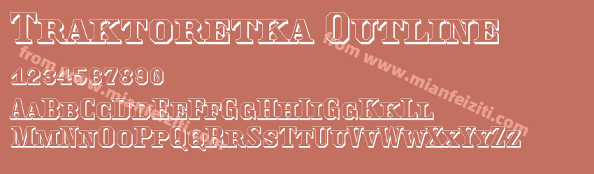 Traktoretka Outline预览图1