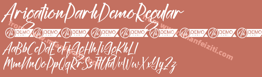 Arigation Park Demo Regular预览图1
