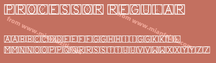 Processor Regular预览图1