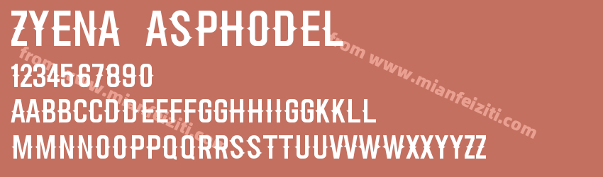 ZYENA Asphodel预览图1