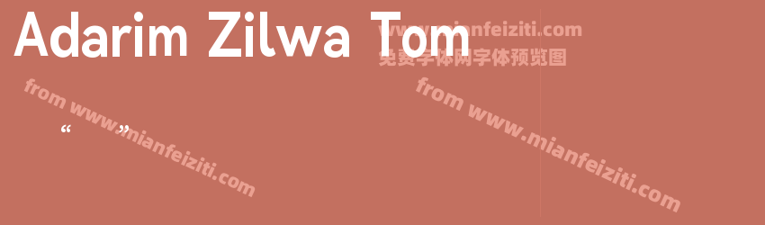 Adarim Zilwa Tom 2.0预览图1