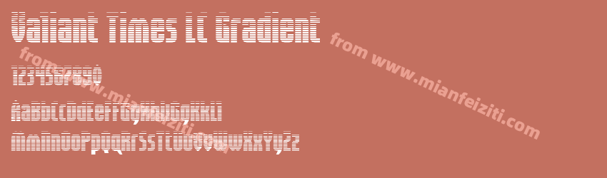 Valiant Times LC Gradient预览图1