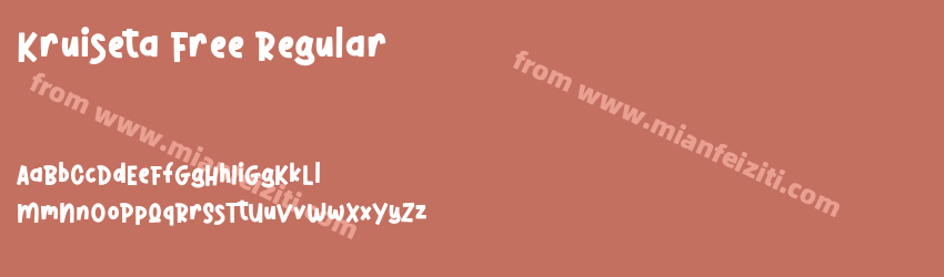 Kruiseta Free Regular预览图1