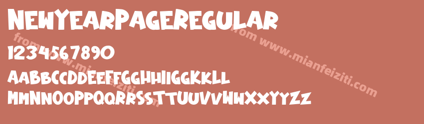 New Year Page Regular预览图1