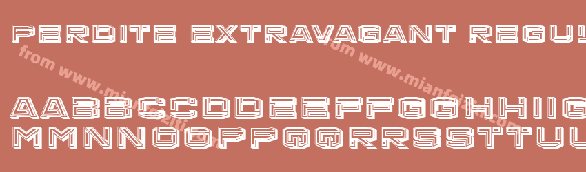Perdite Extravagant Regular预览图1