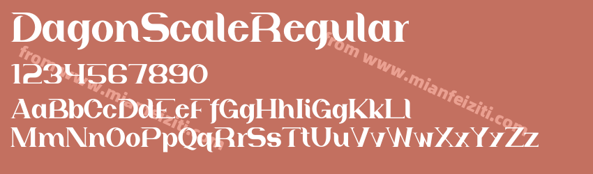 Dagon Scale Regular预览图1