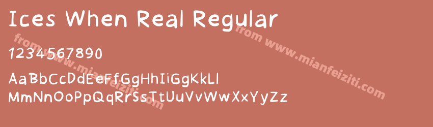 Ices When Real Regular预览图1