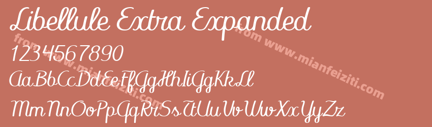 Libellule Extra Expanded预览图1