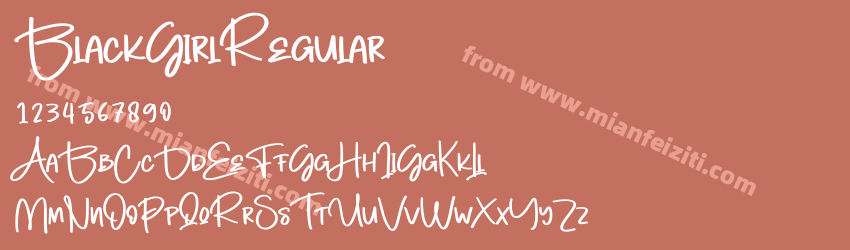 Black Girl Regular预览图1