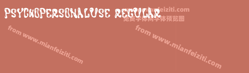 PSYCHOPERSONALUSE Regular预览图1