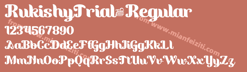 Rukishy Trial Regular预览图1