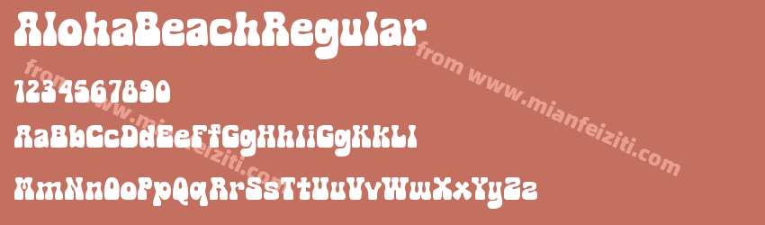 Aloha Beach Regular预览图1