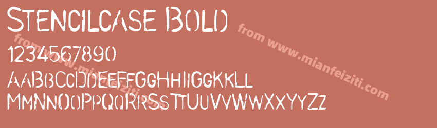 Stencilcase Bold预览图1