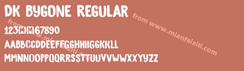 DK Bygone Regular预览图1