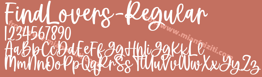 Find Lovers Regular预览图1