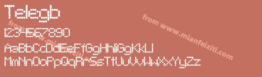 Telegraphic Bold预览图1