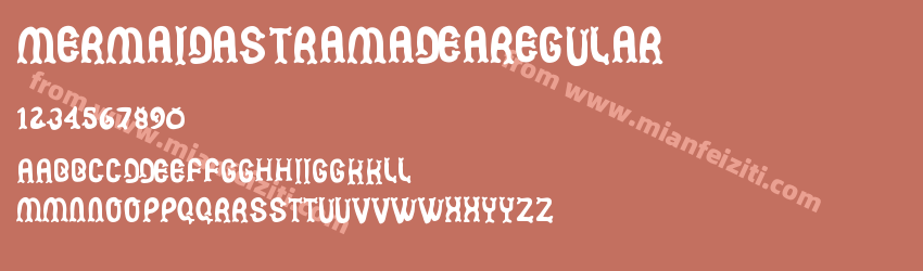 Mermaid Astramadea Regular预览图1