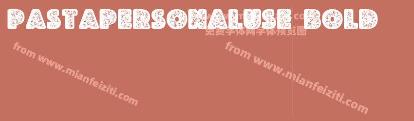 PASTAPERSONALUSE Bold预览图1