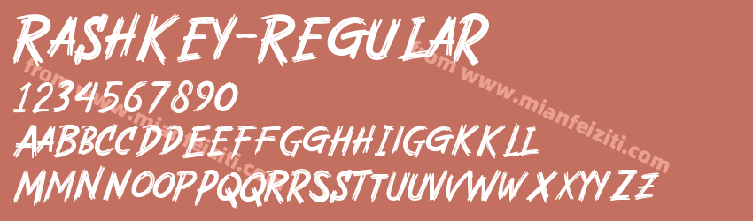Rashkey Regular预览图1