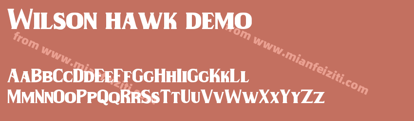 Wilson hawk demo预览图1