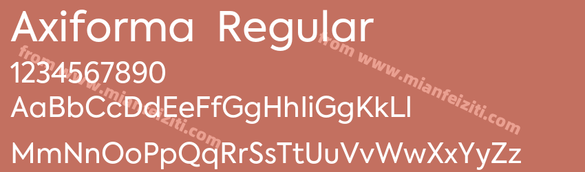 Axiforma Regular预览图1
