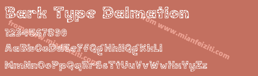 Bark Type Dalmation预览图1