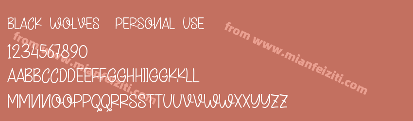 Black Wolves Personal Use预览图1