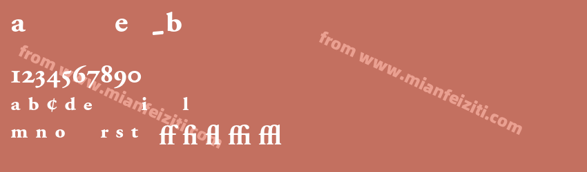 A Garamond Exp Bold预览图1