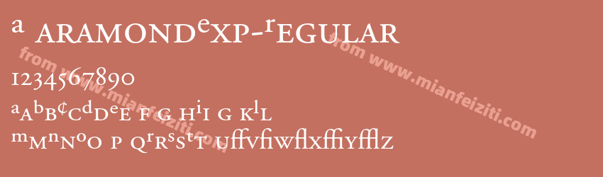 A Garamond Exp Regular预览图1