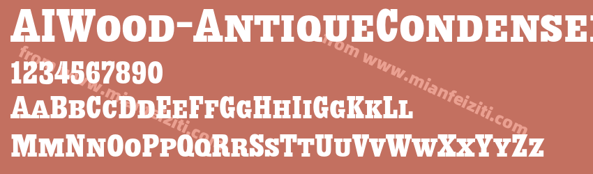 AI Wood Antique Condensed预览图1