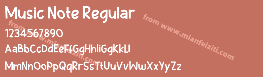 Music Note Regular预览图1