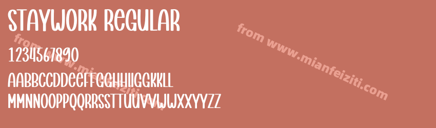 Staywork Regular预览图1