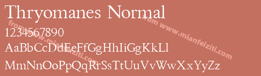Thryomanes Normal预览图1
