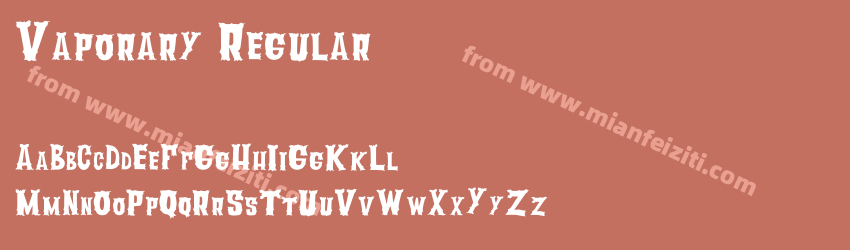 Vaporary Regular预览图1