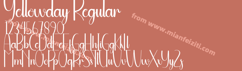 Yellowday Regular预览图1