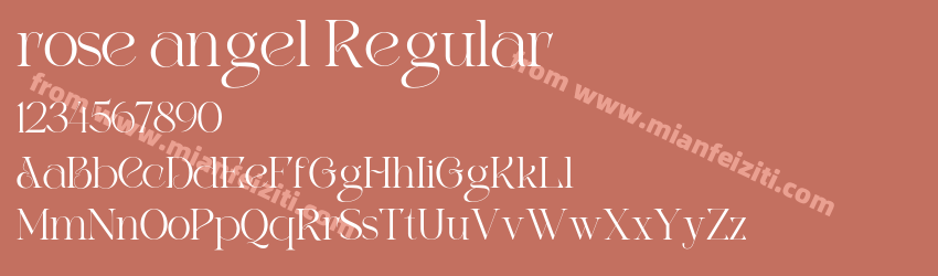 rose angel Regular预览图1