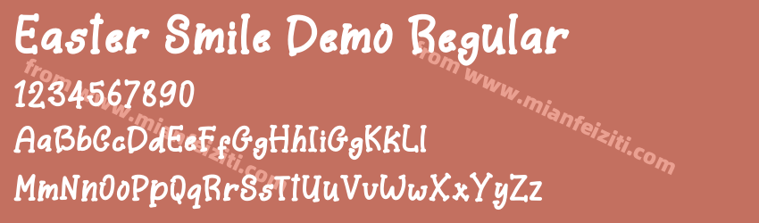 Easter Smile Demo Regular预览图1