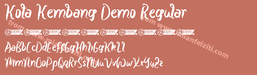 Kota Kembang Demo Regular预览图1