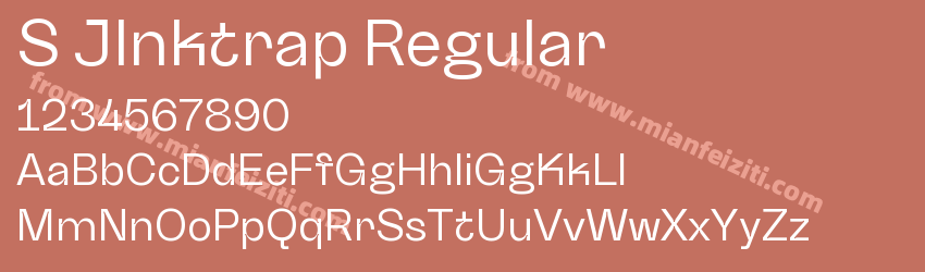 S Jlnktrap Regular预览图1