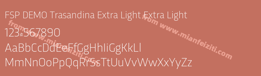 FSP DEMO Trasandina Extra Light Extra Light预览图1