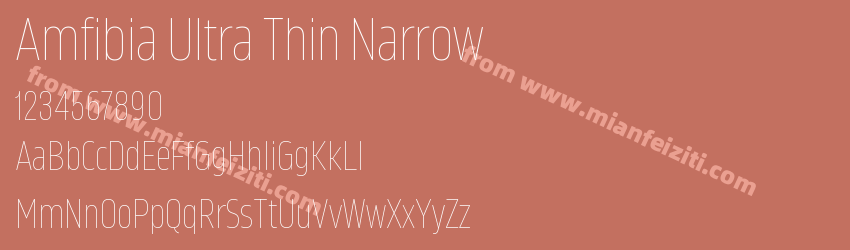 Amfibia Ultra Thin Narrow预览图1